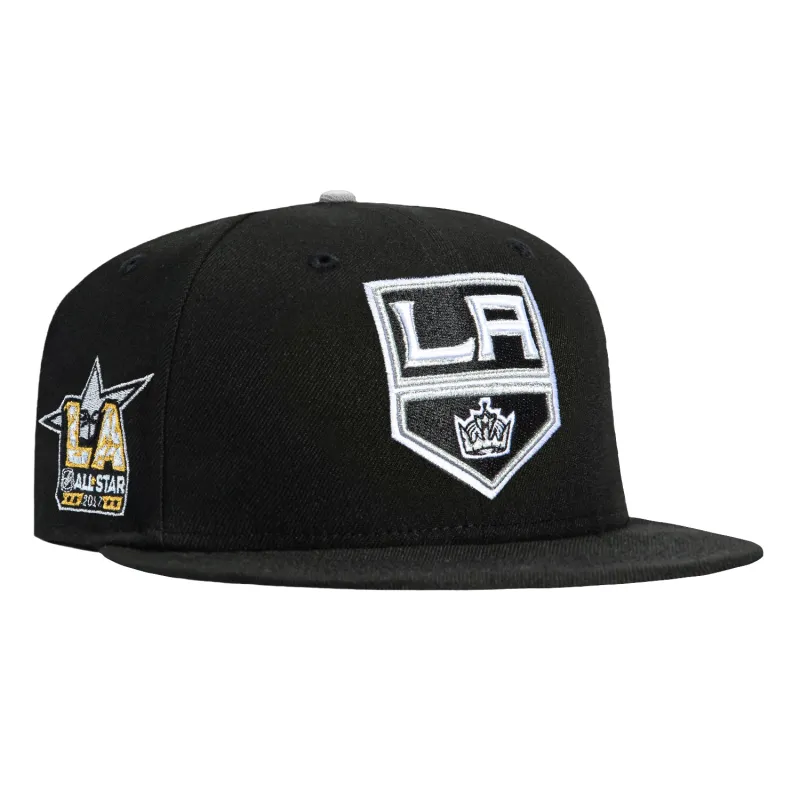 New Era 59Fifty Los Angeles Kings 2017 All Star Game Patch Hat - Black sold by Hat Club
