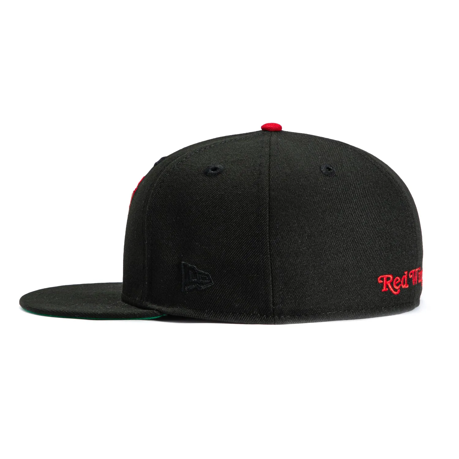 New Era 59Fifty Detroit Red Wings 100th Anniversary Patch Hat - Black sold by Hat Club product image thumbnail 3