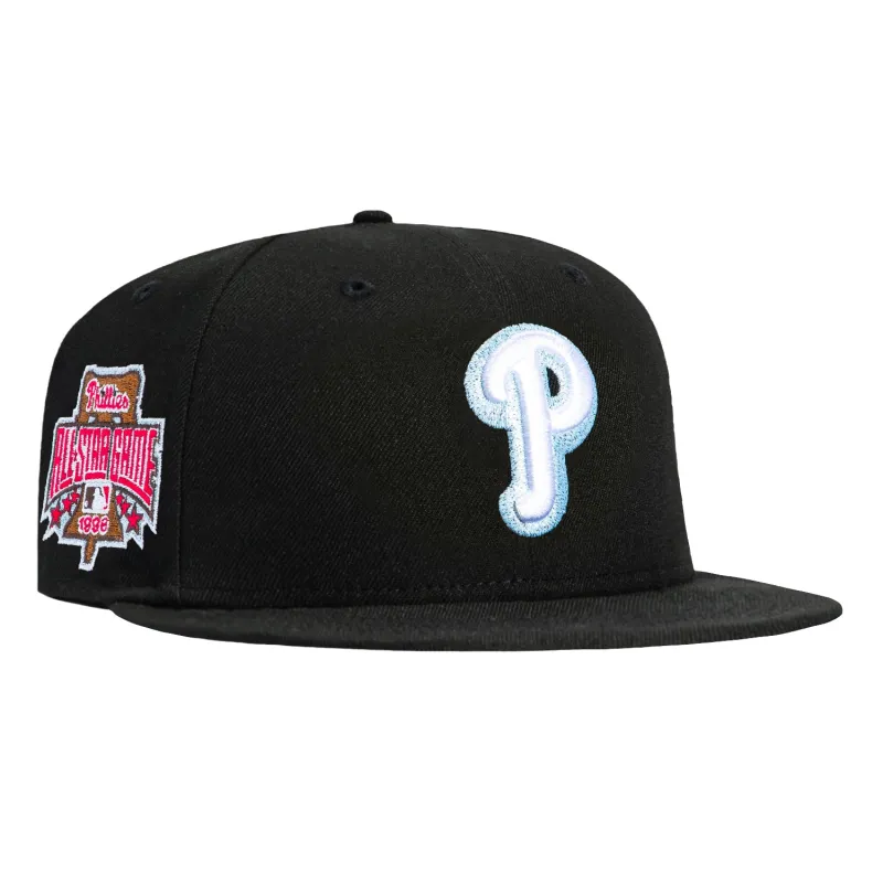 New Era 59Fifty Sweethearts Philadelphia Phillies 1996 All Star Game Patch Hat - Black sold by Hat Club