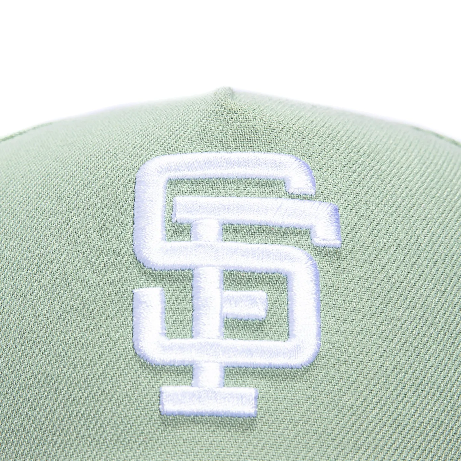 New Era 9Forty A-Frame San Francisco Giants 1989 World Series Patch Snapback Hat - Everest Green, Graphite sold by Hat Club product image thumbnail 3