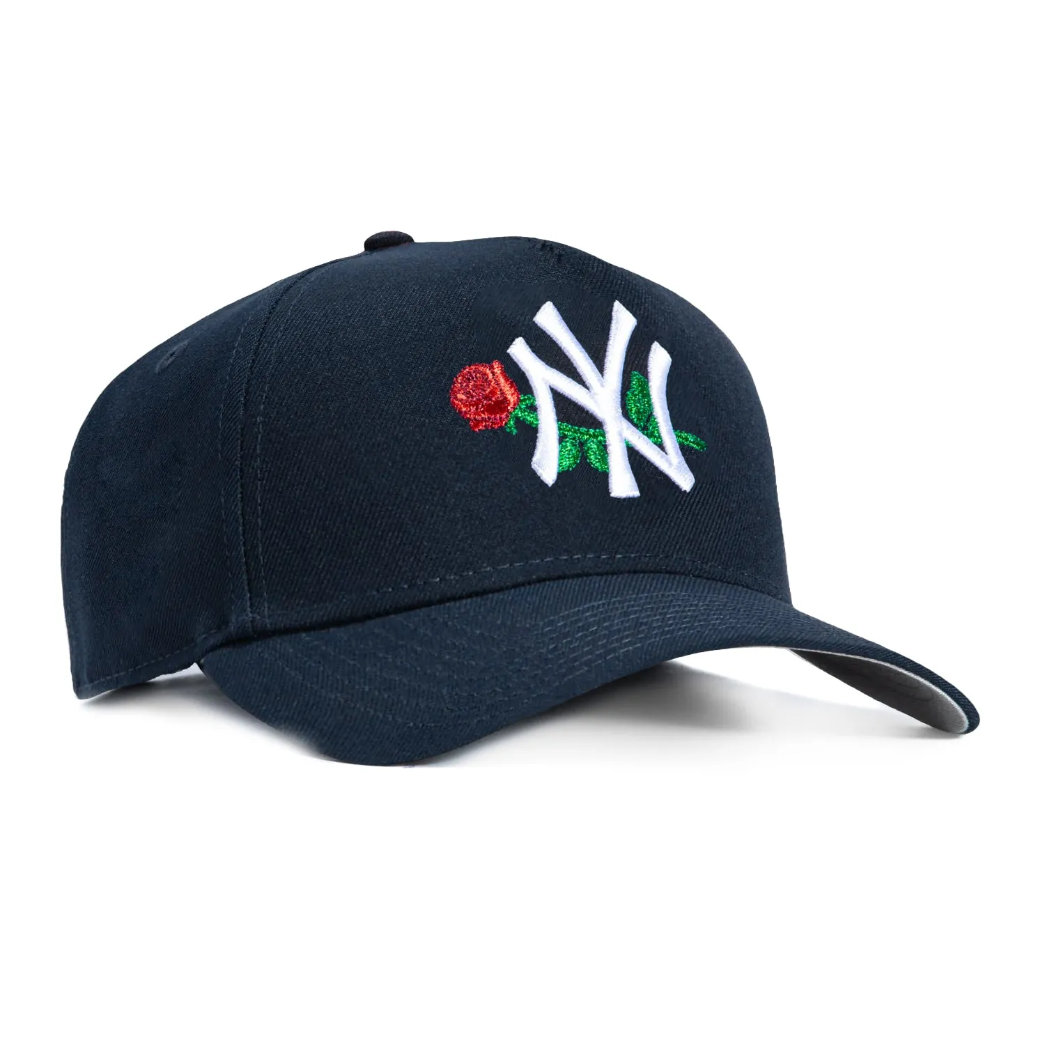 New Era 9Forty A-Frame New York Yankees Rose Snapback Hat - Navy sold by Hat Club