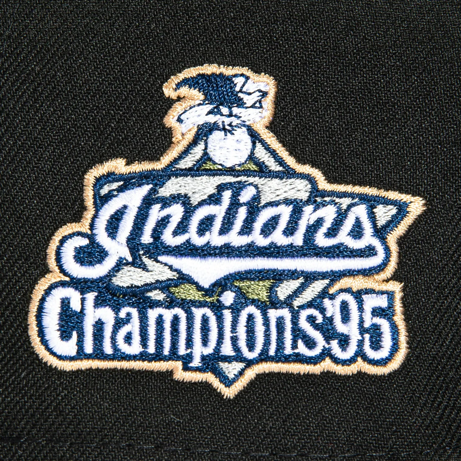 New Era 59Fifty Cleveland Guardians 1995 American League Champions Patch 1973 Hat - Black sold by Hat Club product image thumbnail 5