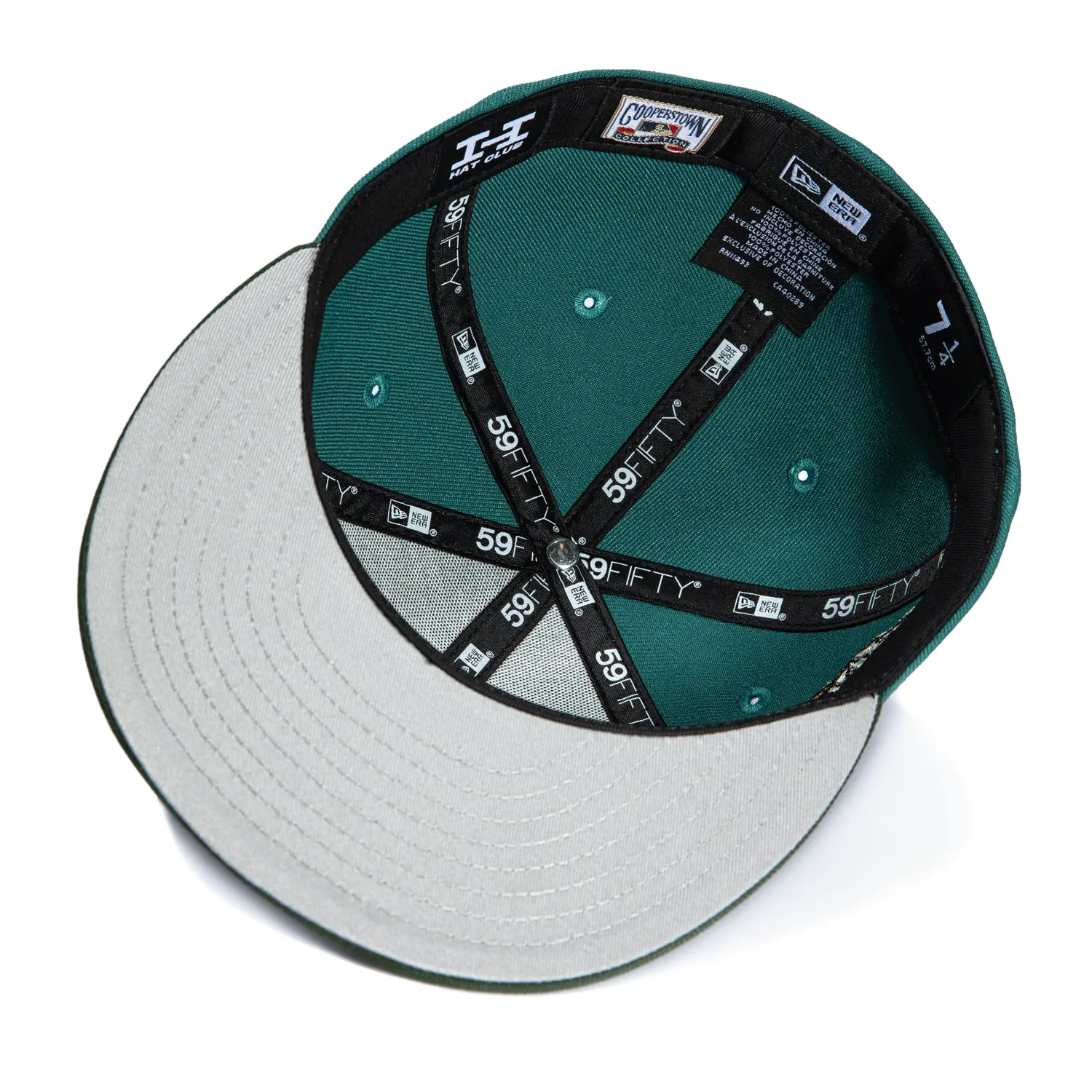 New Era 59Fifty New York Yankees 1999 World Series Patch Hat - Teal, Green sold by Hat Club product image thumbnail 2