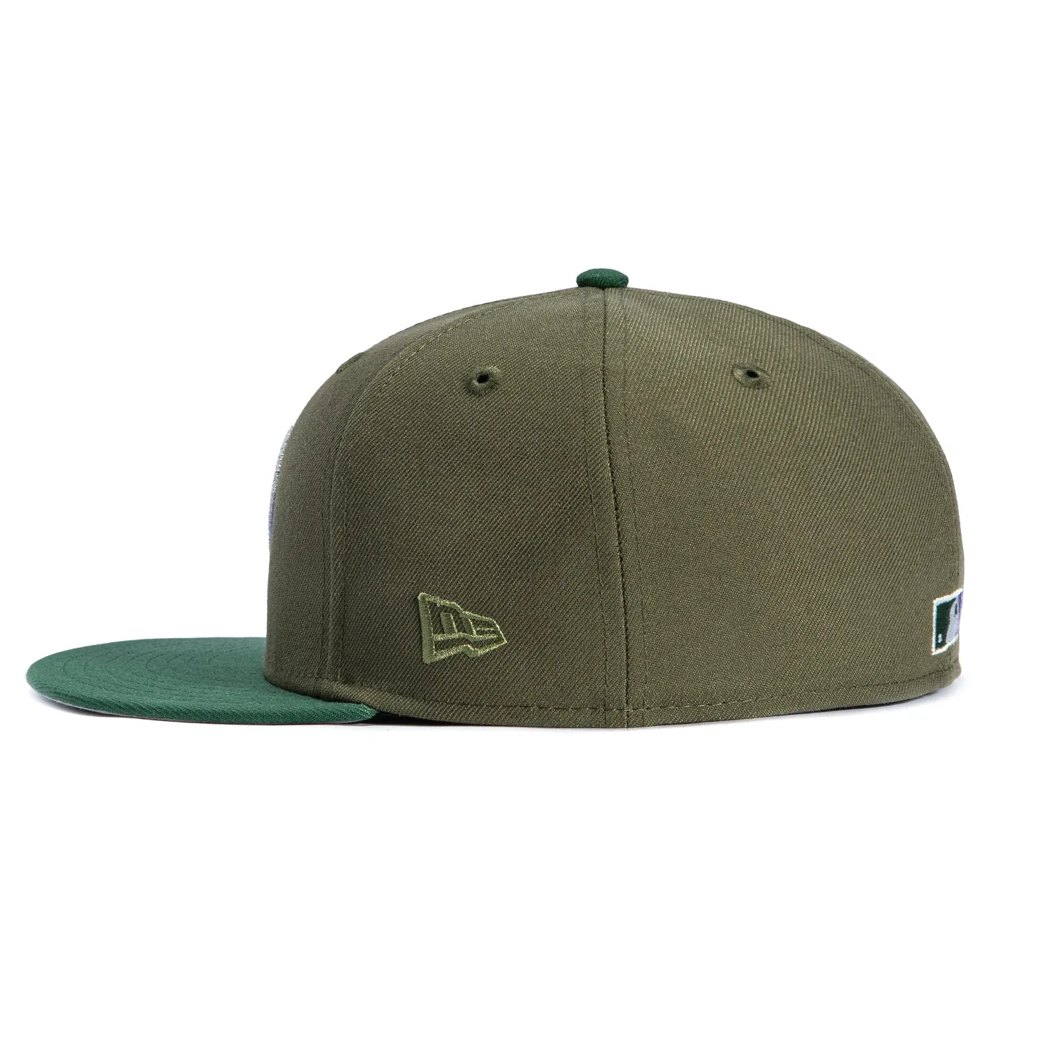 New Era 59Fifty Arizona Diamondbacks 25th Anniversary Patch D Hat - Olive, Green, Purple sold by Hat Club product image thumbnail 3