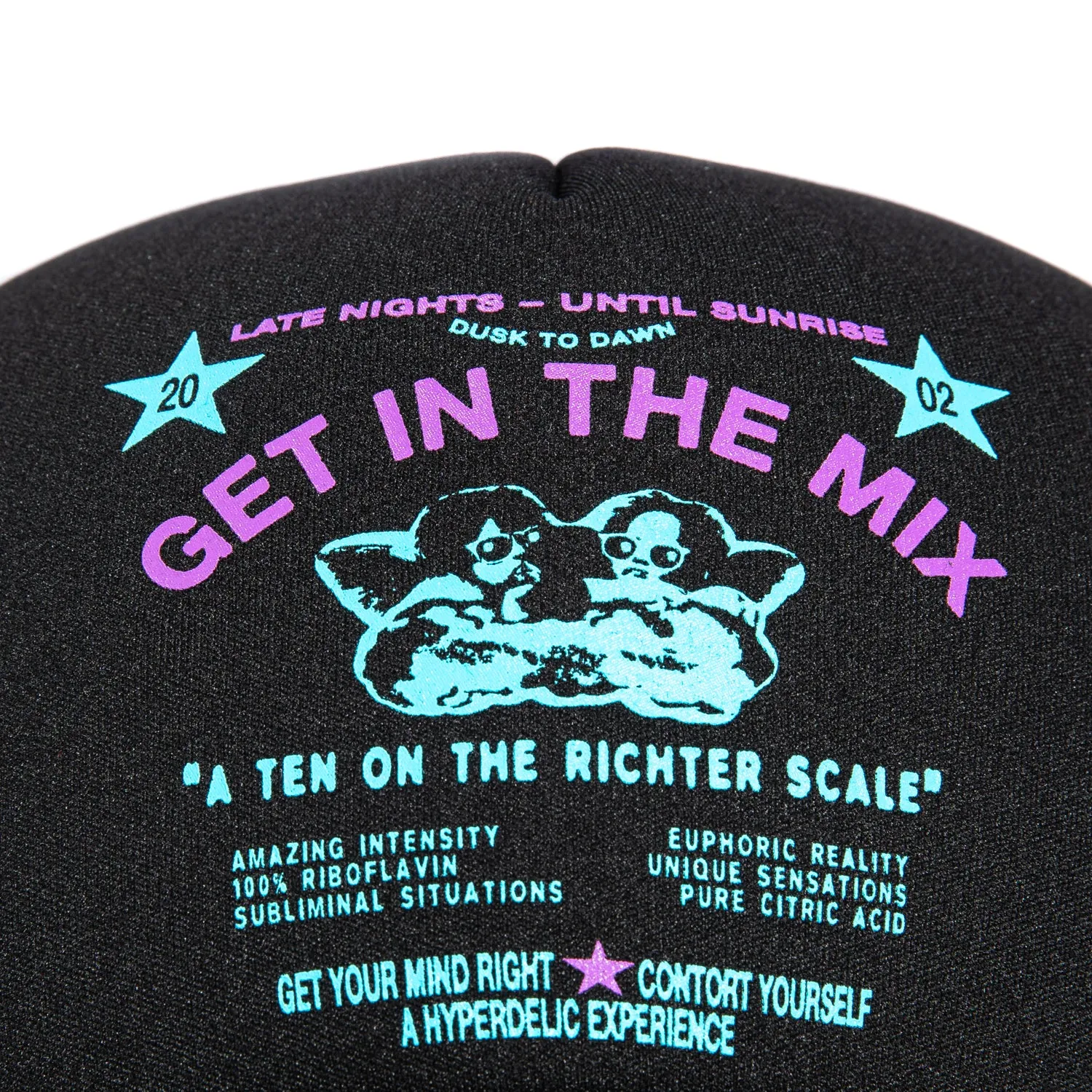 Huf After Midnight Trucker Snapback Hat - Black sold by Hat Club product image thumbnail 3