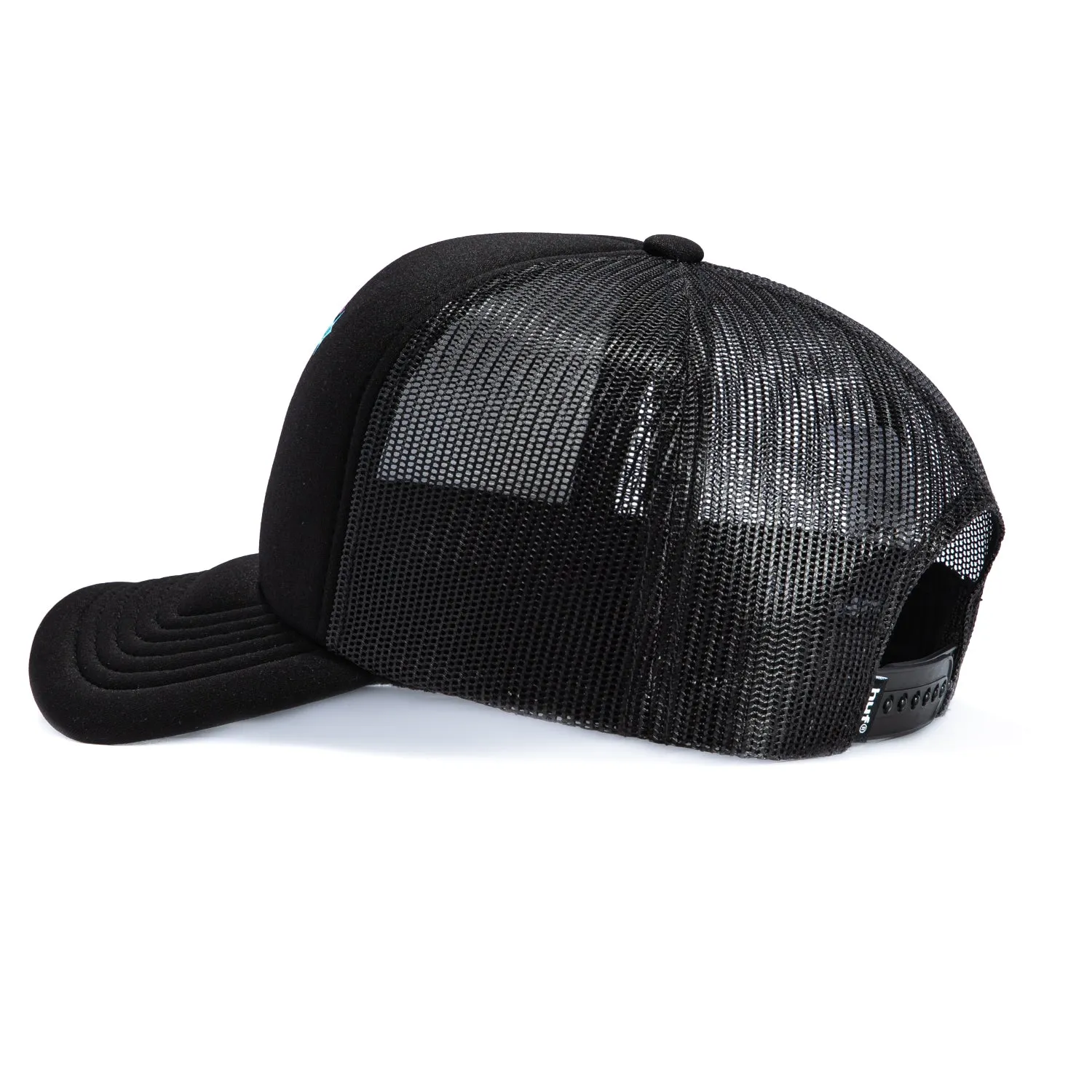 Huf After Midnight Trucker Snapback Hat - Black sold by Hat Club product image thumbnail 2