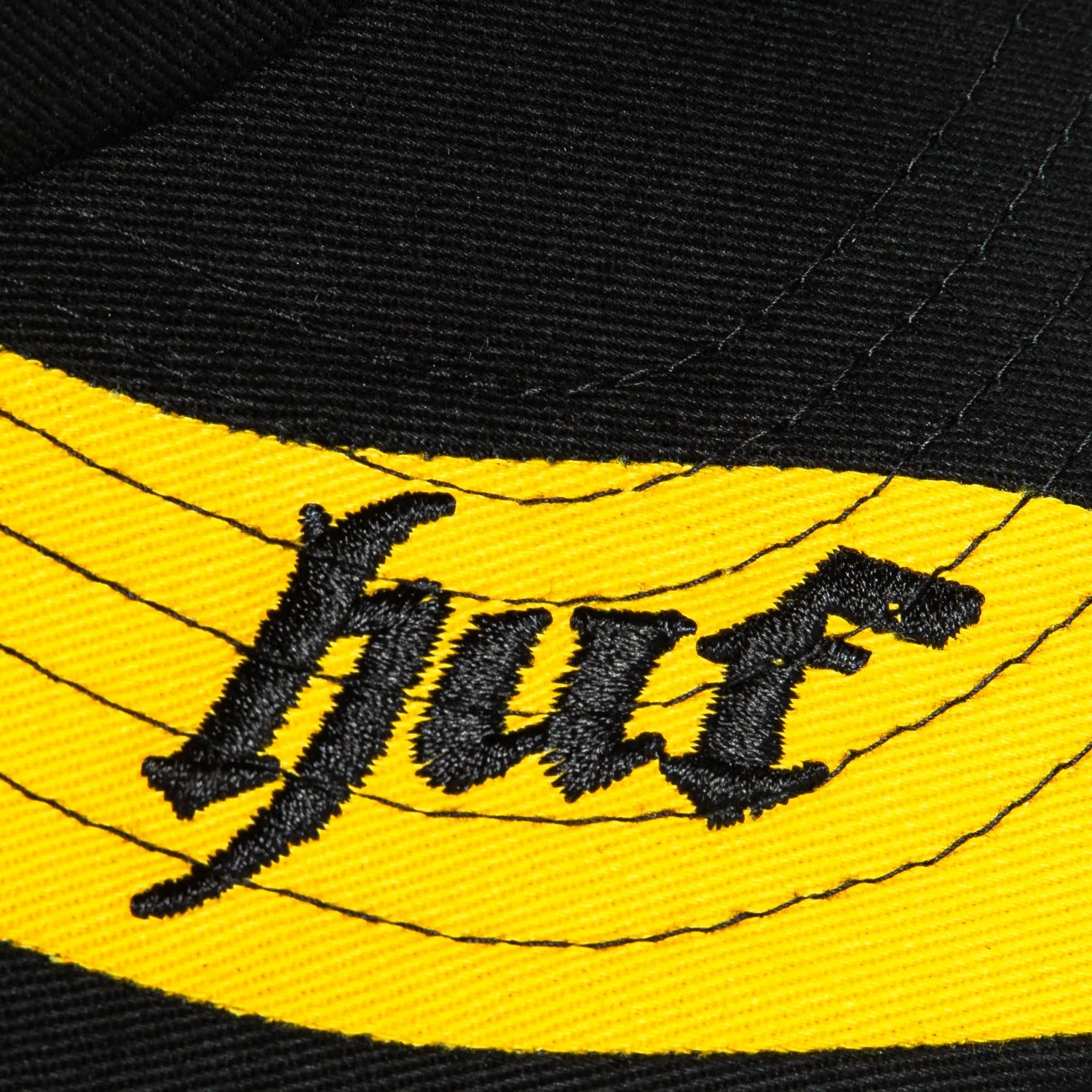 Huf Sector Biohazard Snapback Hat - Black & Yellow sold by Hat Club product image thumbnail 4