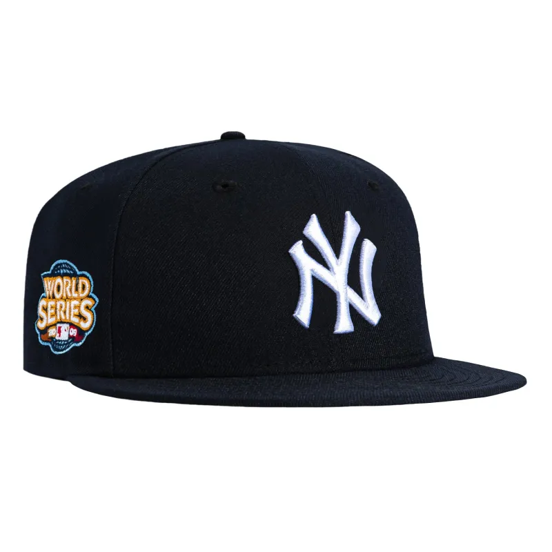 New Era 59Fifty New York Yankees 2009 World Series Patch Hat - Navy sold by Hat Club