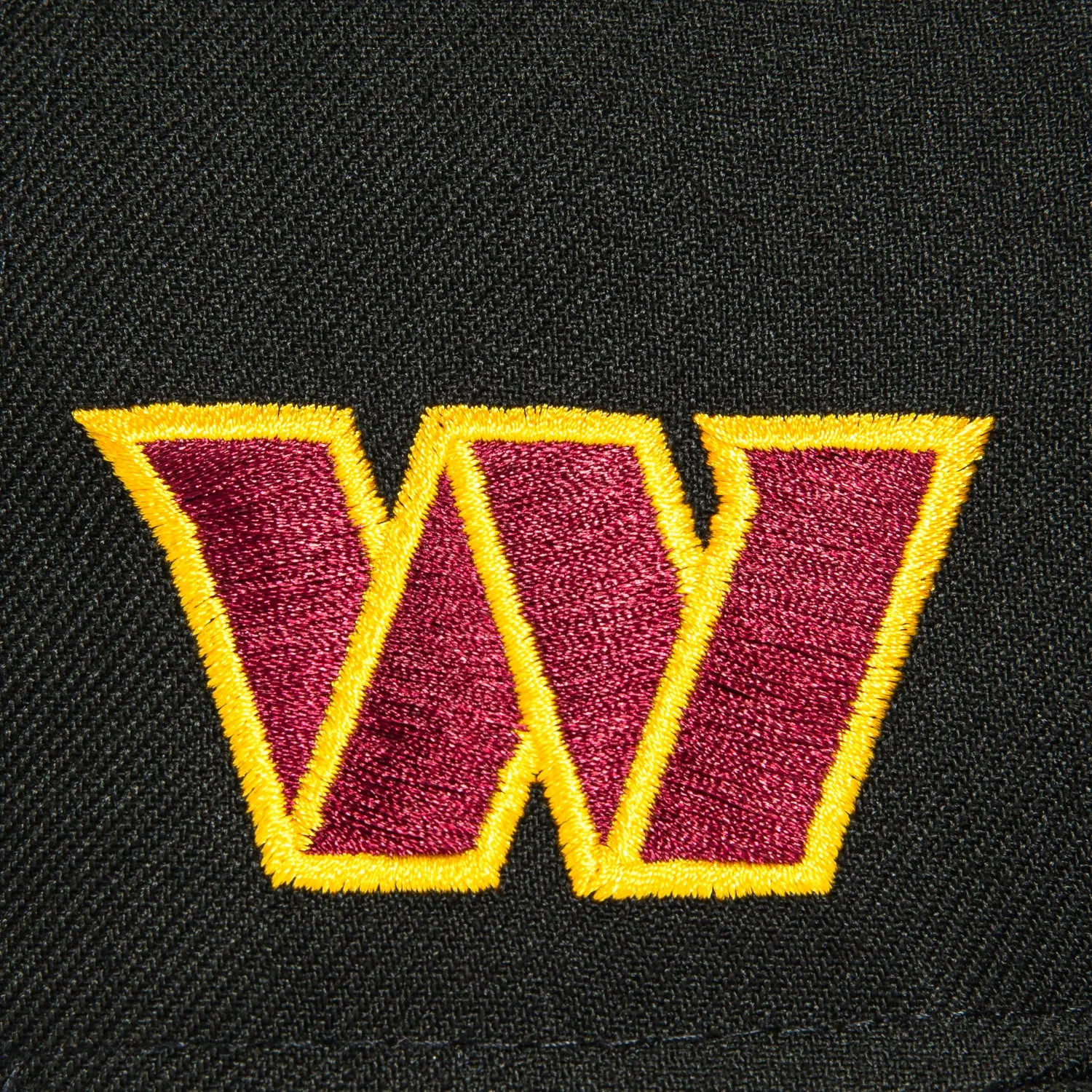 New Era 59Fifty Washington Commanders Logo Patch Word Hat - Black sold by Hat Club product image thumbnail 5