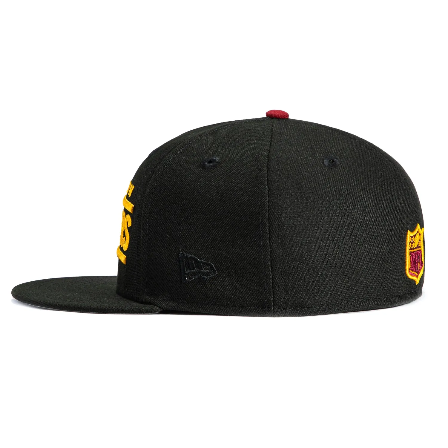 New Era 59Fifty Washington Commanders Logo Patch Word Hat - Black sold by Hat Club product image thumbnail 3