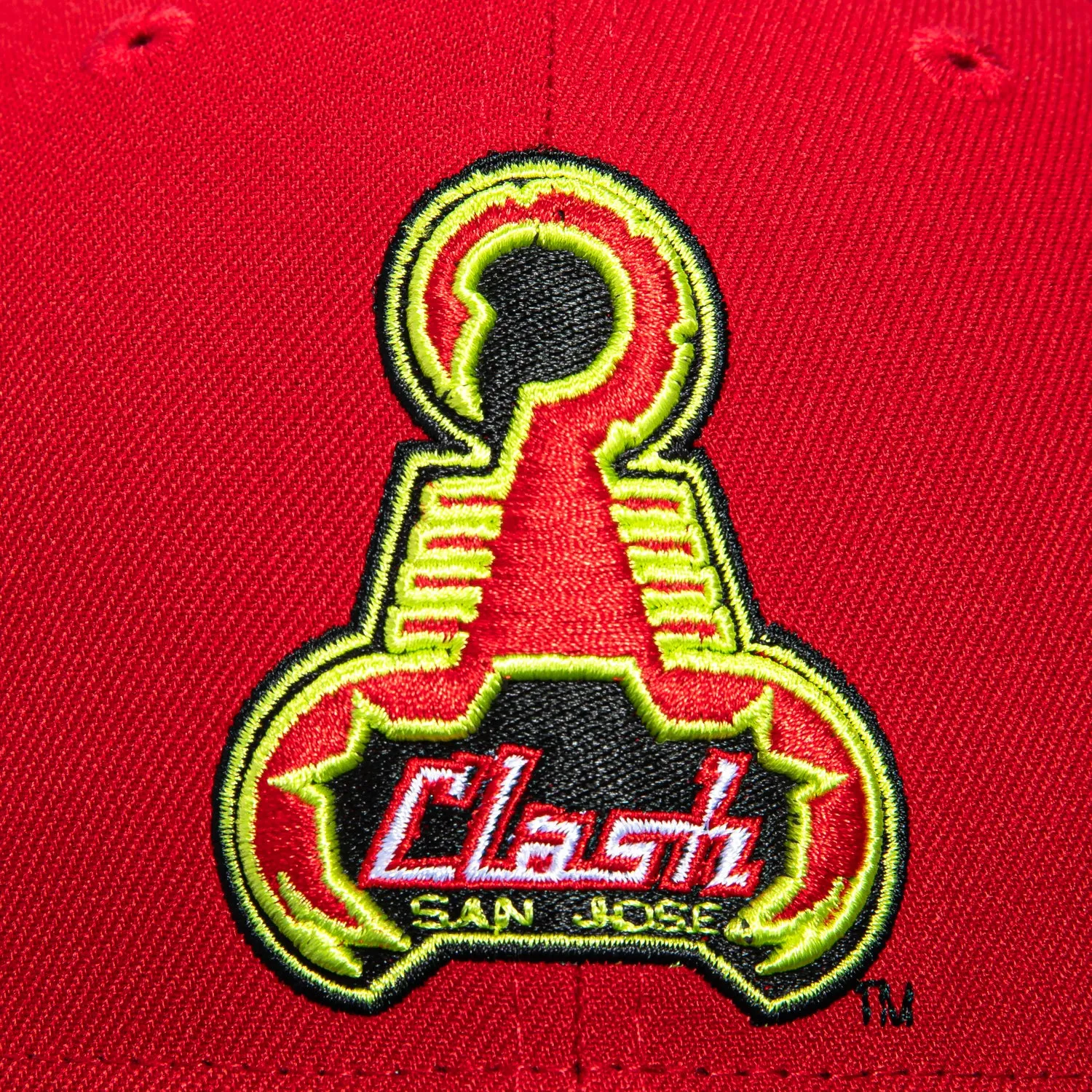 New Era 59Fifty San Jose Earthquakes Clash Hat - Red, Black sold by Hat Club product image thumbnail 4