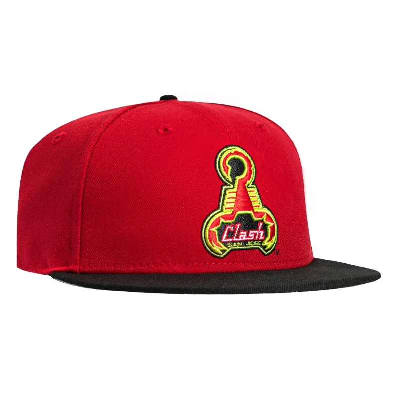 New Era 59Fifty San Jose Earthquakes Clash Hat - Red, Black sold by Hat Club