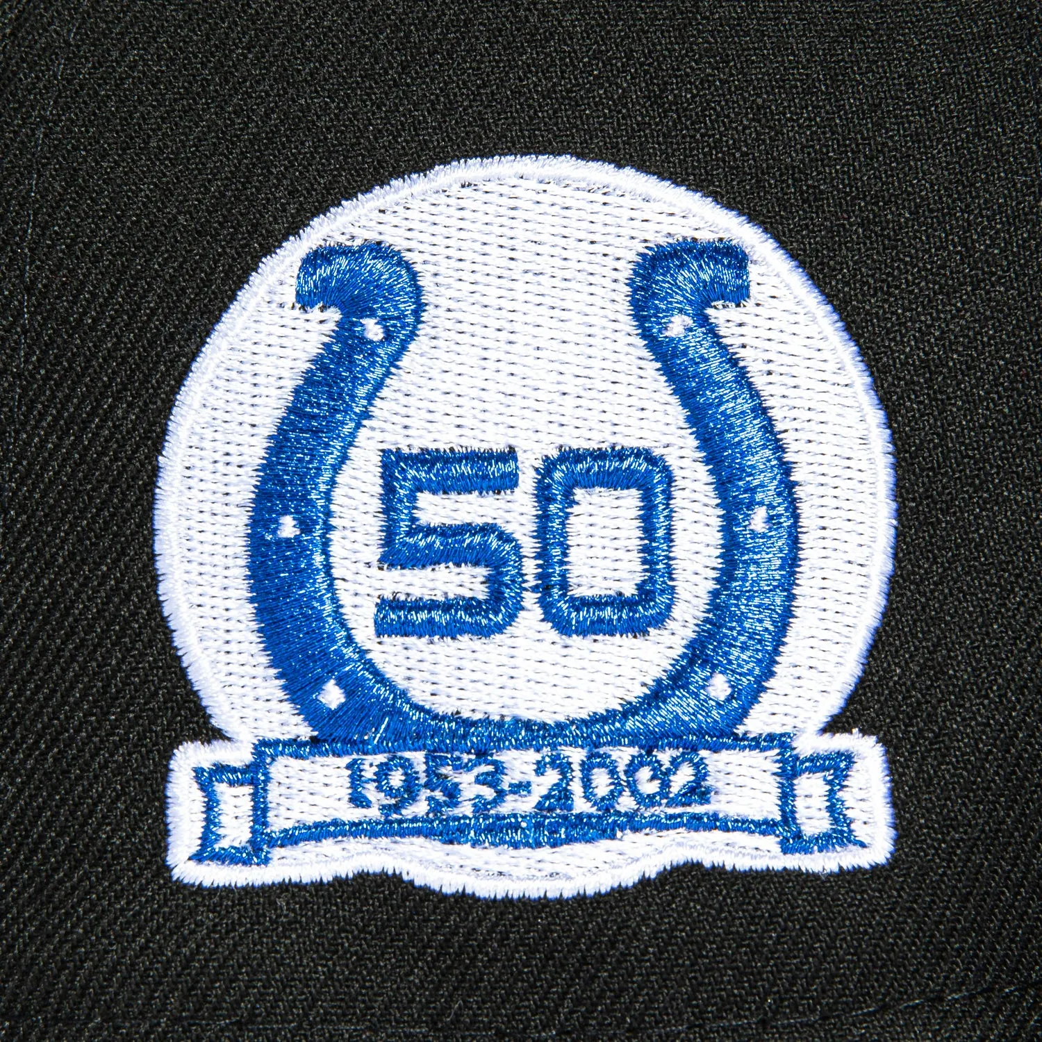 New Era 59Fifty Indianapolis Colts 50th Anniversary Patch Hat - Black sold by Hat Club product image thumbnail 5