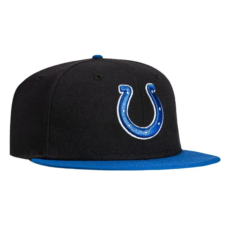 New Era 59Fifty Indianapolis Colts Hat - Black, Royal sold by Hat Club