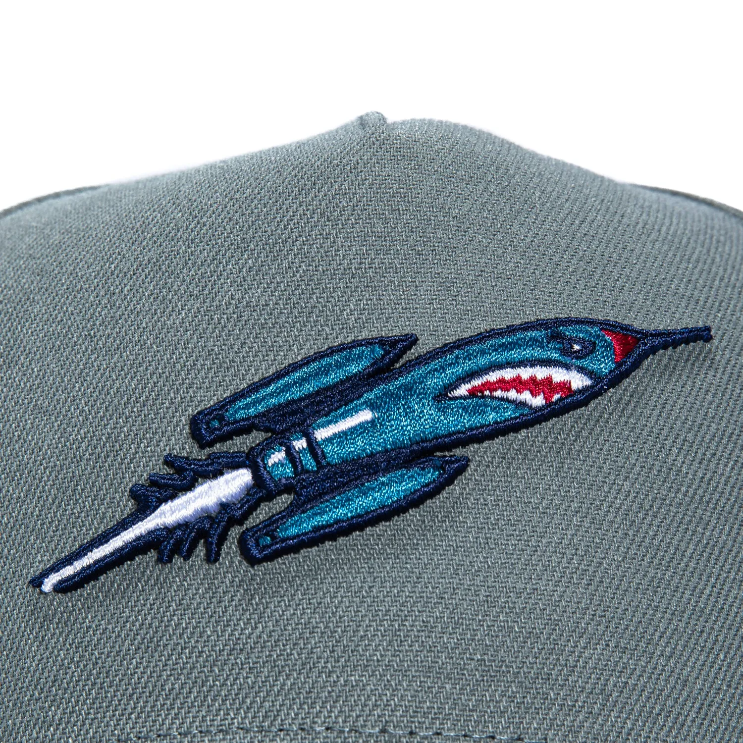 Mitchell & Ness Pro Pinch Houston Rockets 2013 All Star Game Patch Snapback Hat - Grey, Navy sold by Hat Club product image thumbnail 3