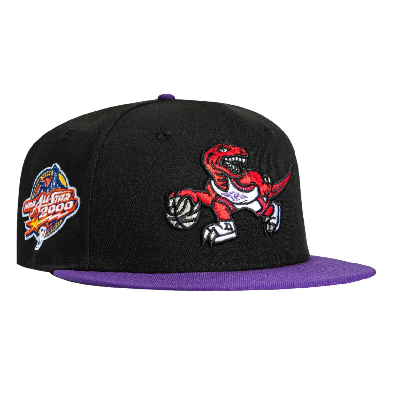 New Era 59Fifty Toronto Raptors 2000 All Star Game Patch 1995 Alternate Hat - Black, Purple sold by Hat Club