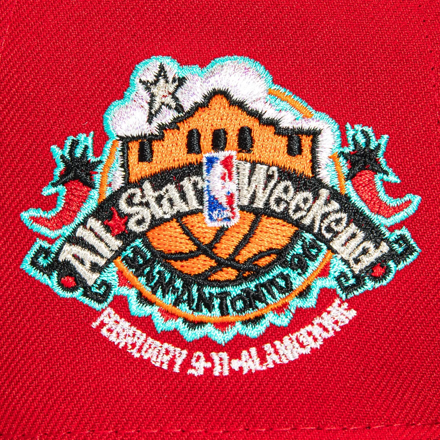 New Era 59Fifty Los Angeles Clippers 1996 All Star Game Patch Hat - Red sold by Hat Club product image thumbnail 5