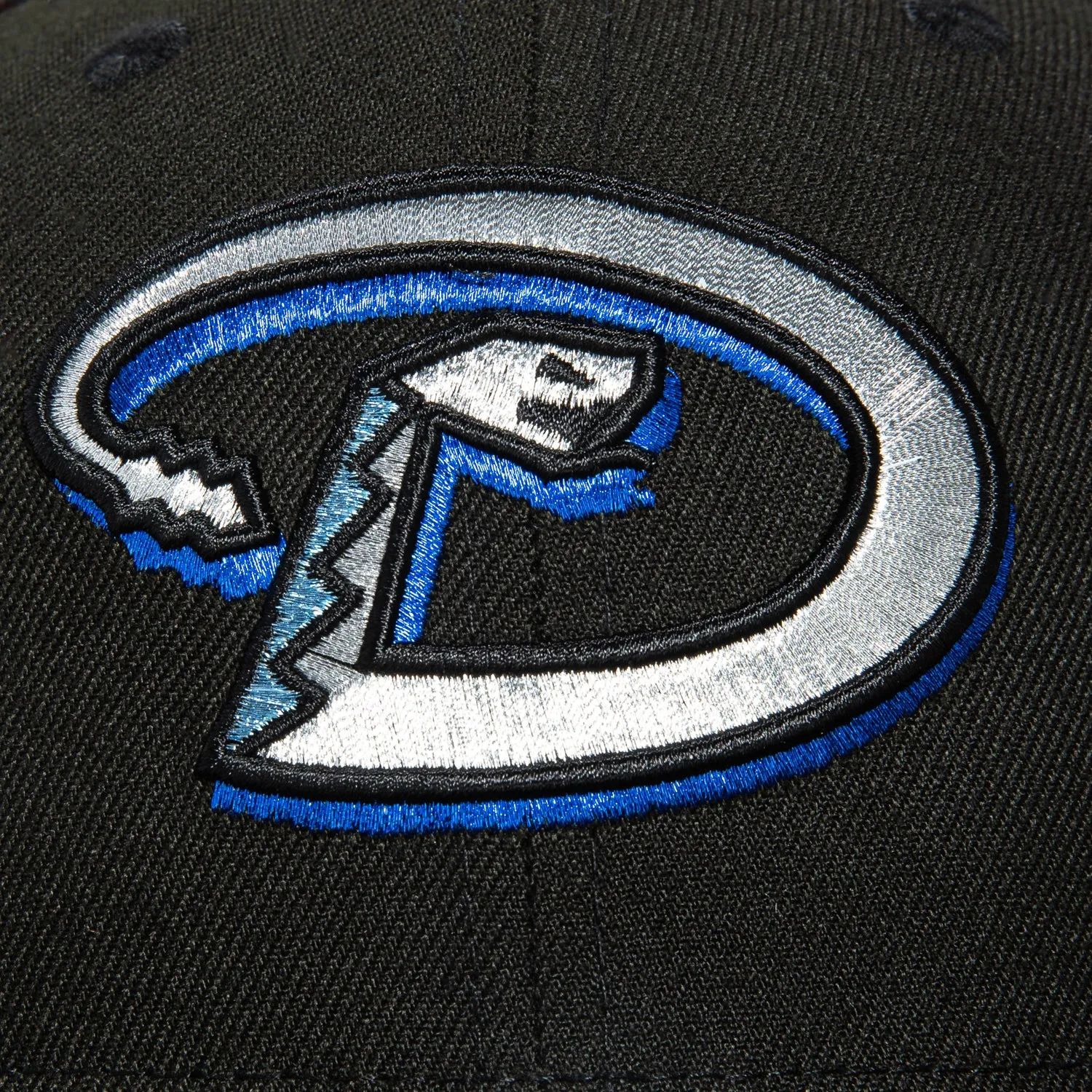 New Era 59Fifty Arizona Diamondbacks Inaugural Patch D Hat - Black, Metallic Silver, Light Blue sold by Hat Club product image thumbnail 4