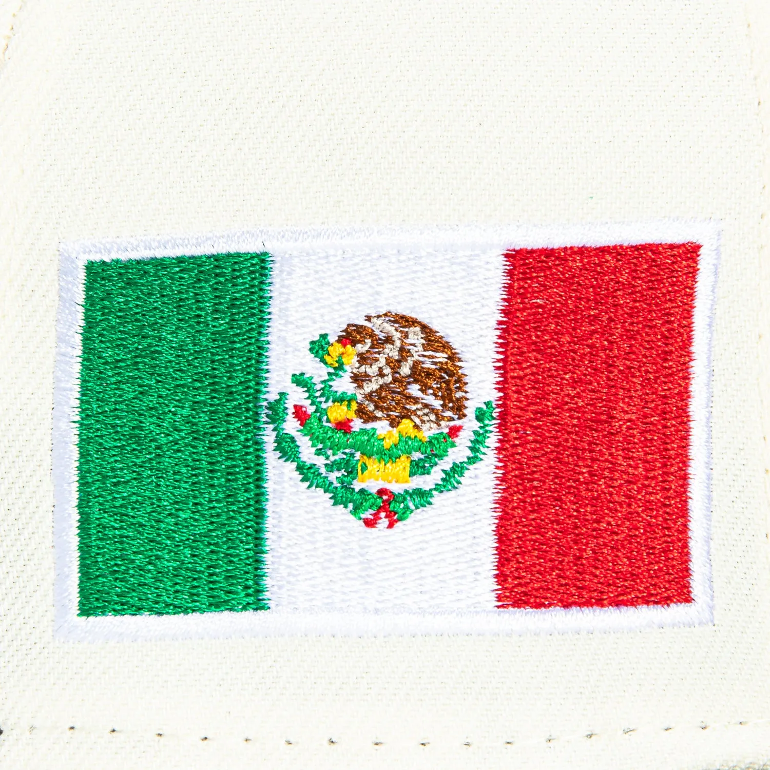 New Era 59Fifty Mexico World Baseball Classic Mexico Flag Patch Hat - White, Brown sold by Hat Club product image thumbnail 5