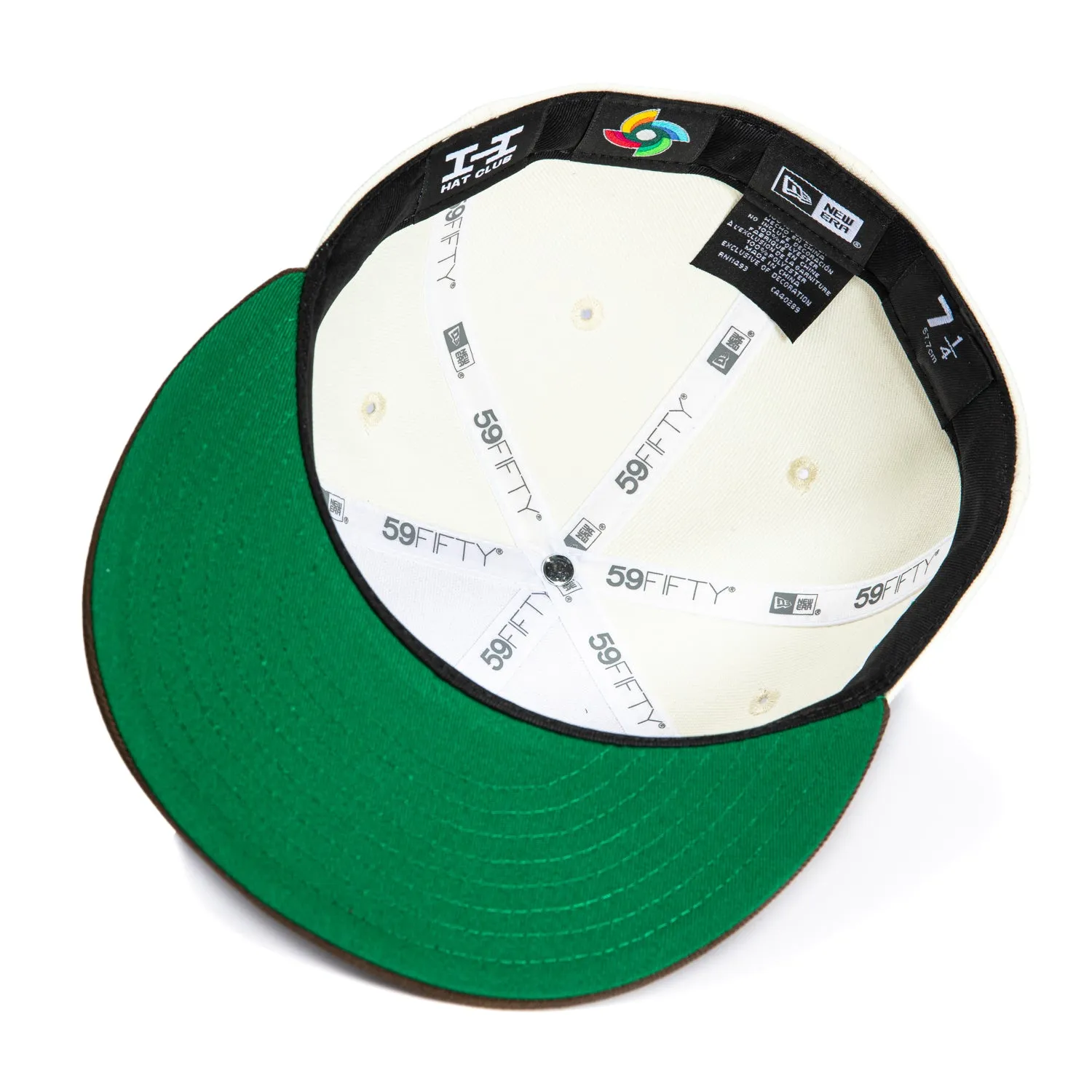 New Era 59Fifty Mexico World Baseball Classic Mexico Flag Patch Hat - White, Brown sold by Hat Club product image thumbnail 2