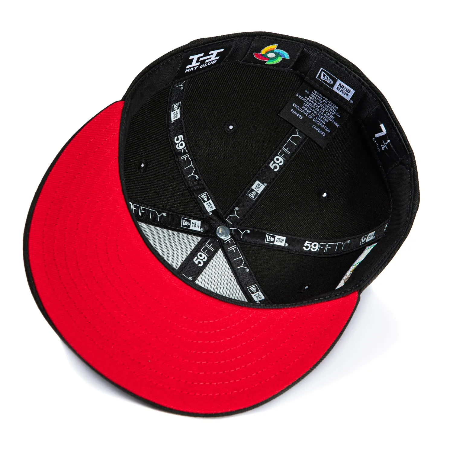 New Era 59Fifty Mexico World Baseball Classic Mexico Flag Patch Red UV Hat - Black sold by Hat Club product image thumbnail 2
