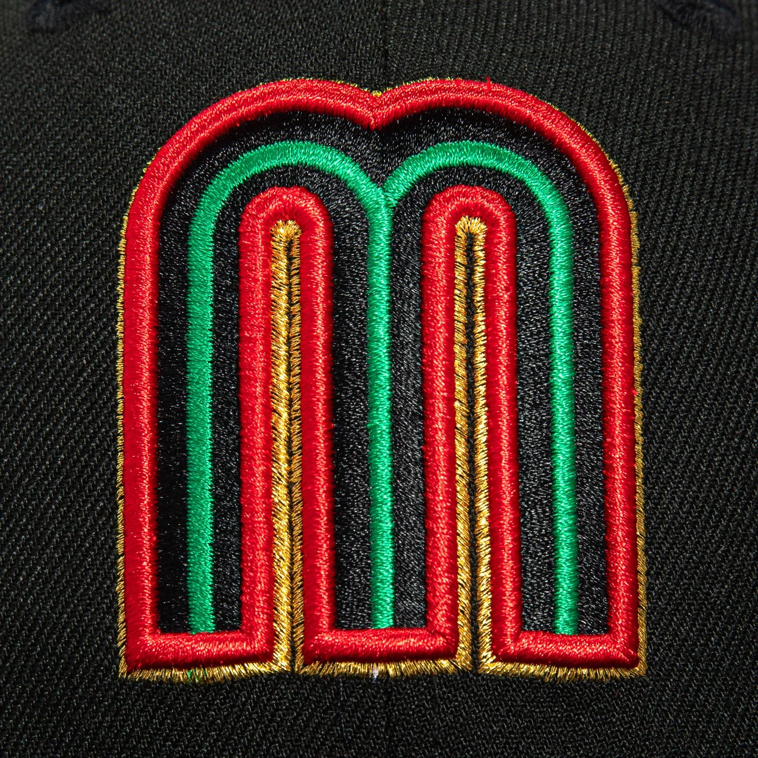 New Era 59Fifty Mexico World Baseball Classic Mexico Flag Patch Red UV Hat - Black sold by Hat Club product image thumbnail 4