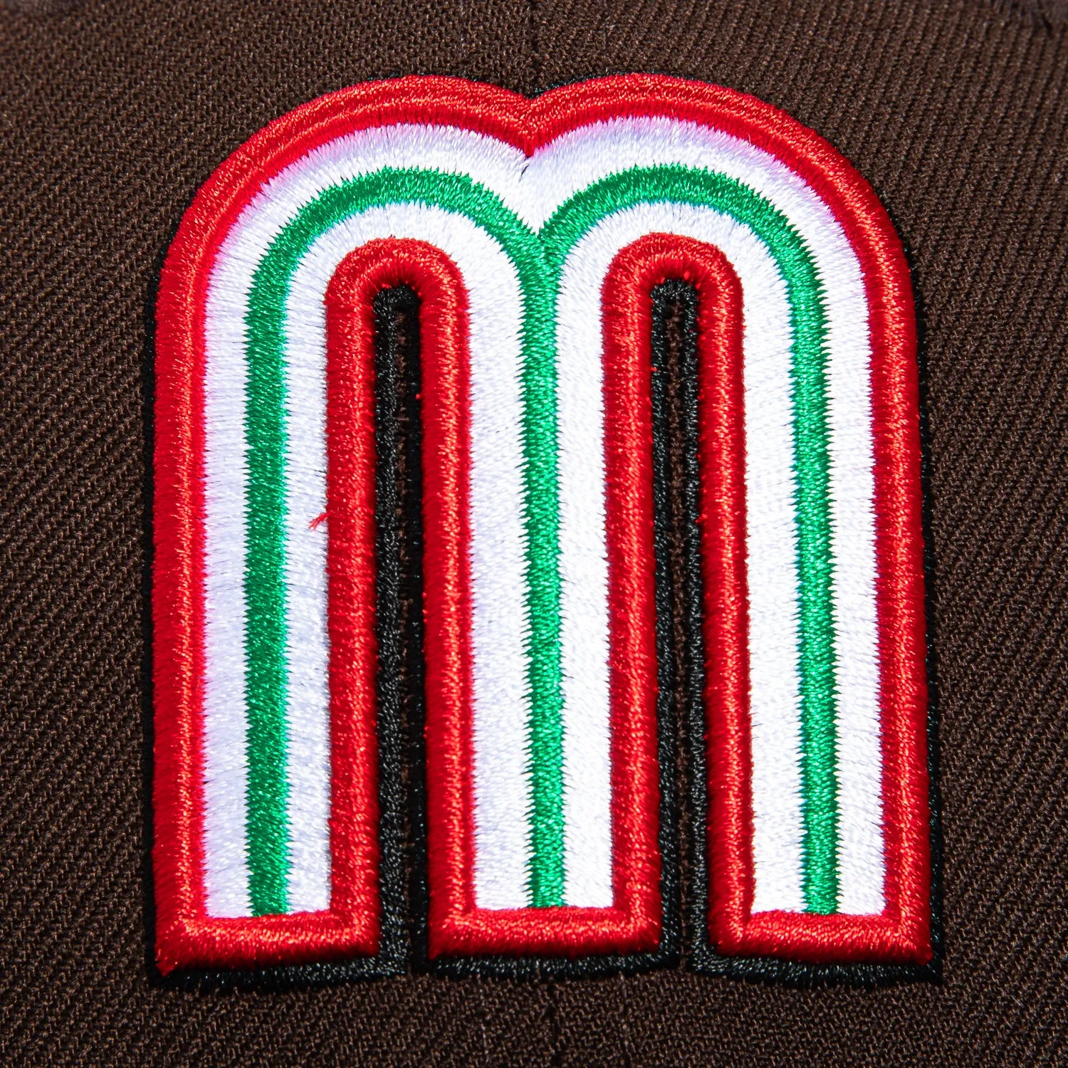 New Era 59Fifty Mexico World Baseball Classic Mexico Flag Patch Pink UV Hat - Brown, Black sold by Hat Club product image thumbnail 4