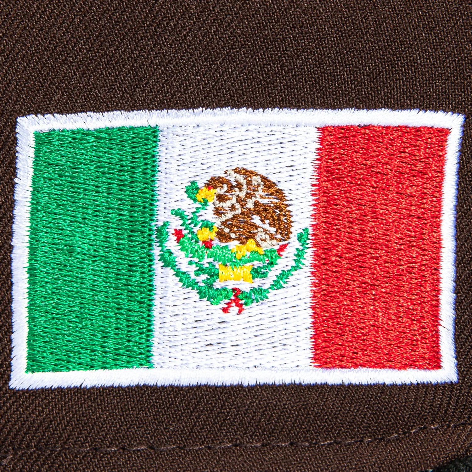 New Era 59Fifty Mexico World Baseball Classic Mexico Flag Patch Pink UV Hat - Brown, Black sold by Hat Club product image thumbnail 5