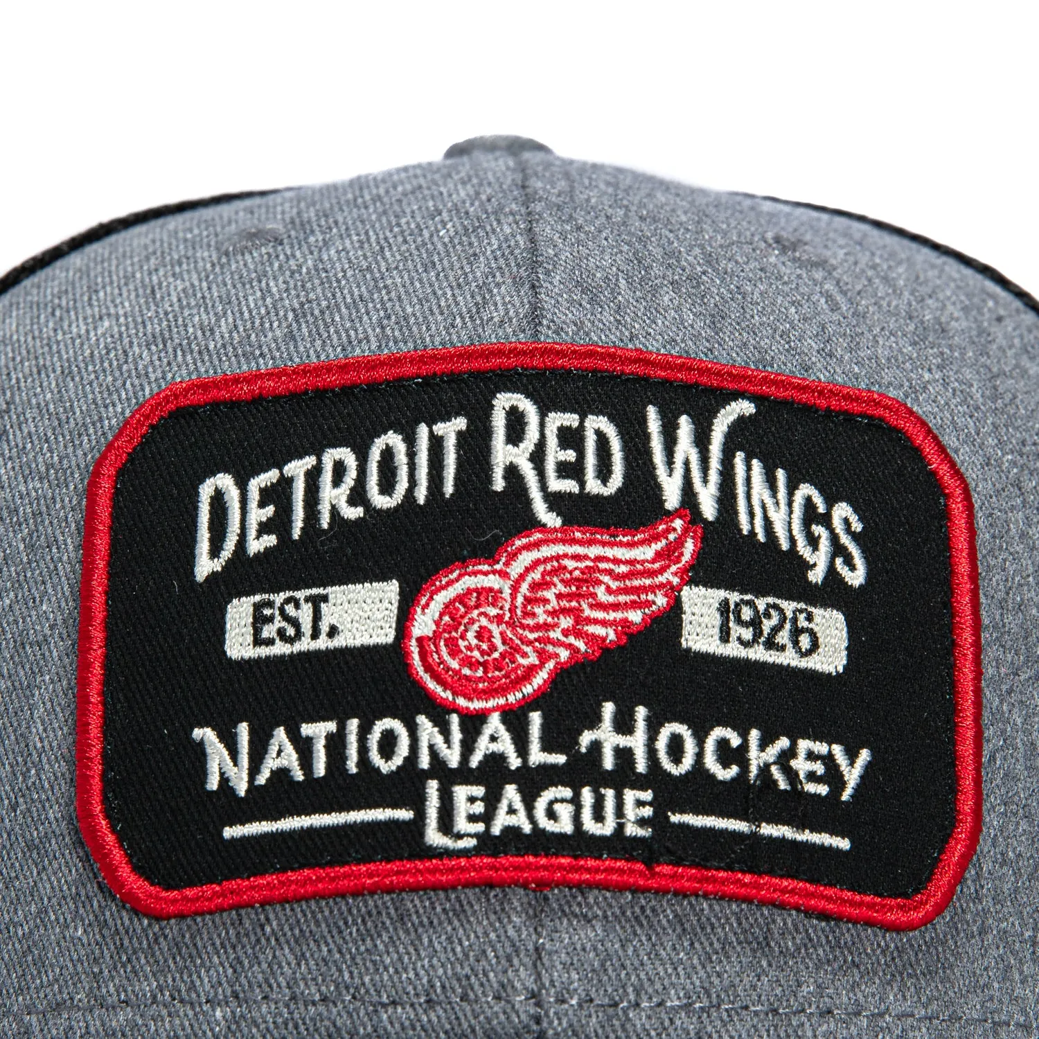 47 Brand MVP Detroit Red Wings Est. 1926 Patch Trucker Snapback Hat - Charcoal sold by Hat Club product image thumbnail 3