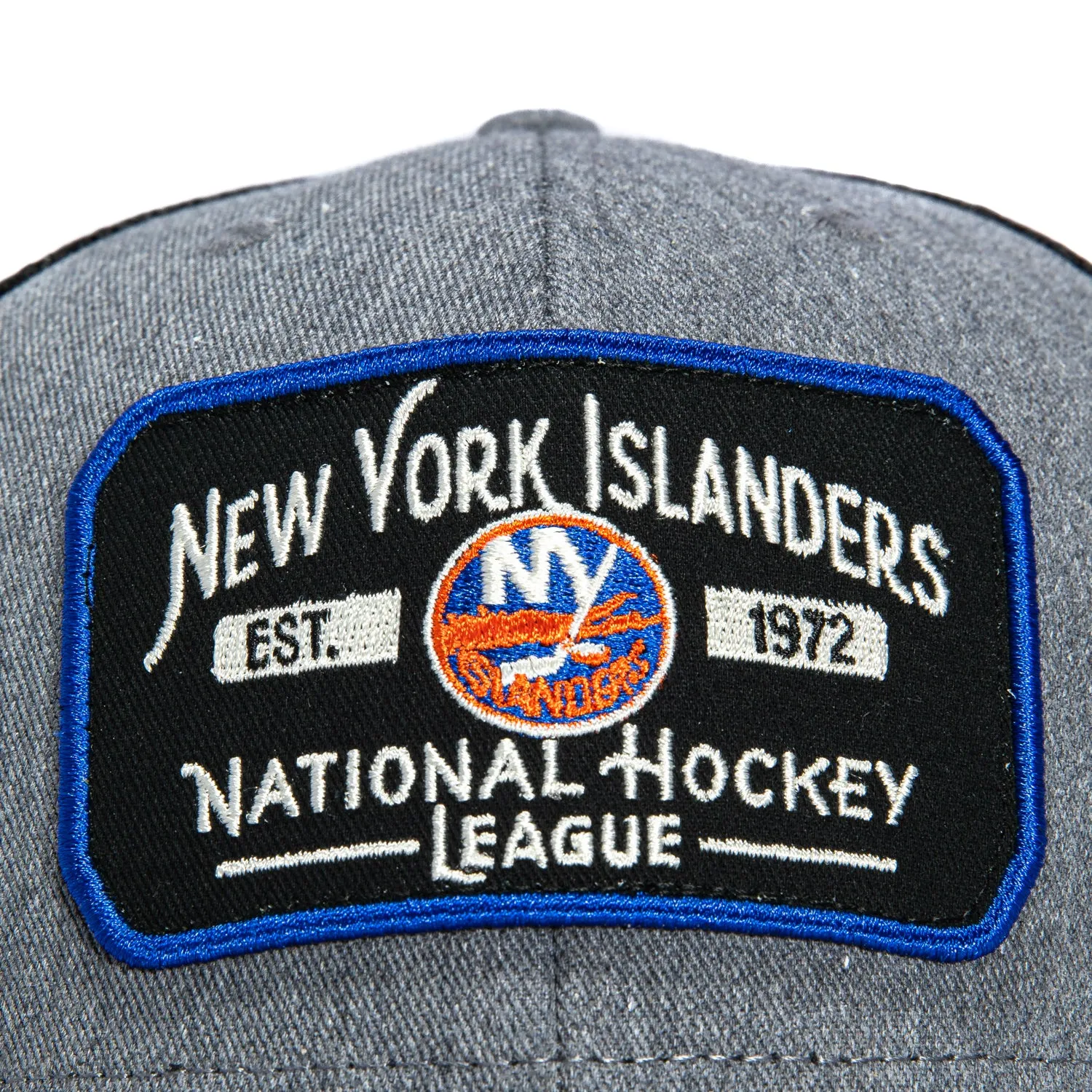 47 Brand MVP New York Islanders Est. 1972 Patch Trucker Snapback Hat - Charcoal sold by Hat Club product image thumbnail 3