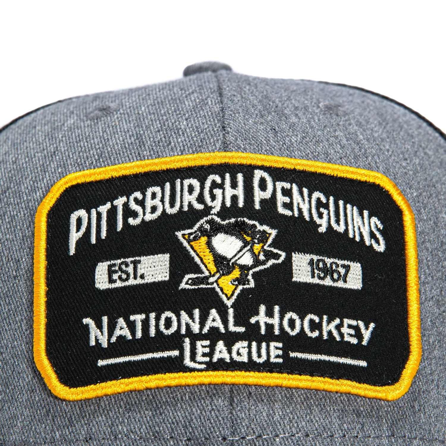 47 Brand MVP Pittsburgh Penguins Est. 1967 Patch Trucker Snapback Hat - Charcoal sold by Hat Club product image thumbnail 3