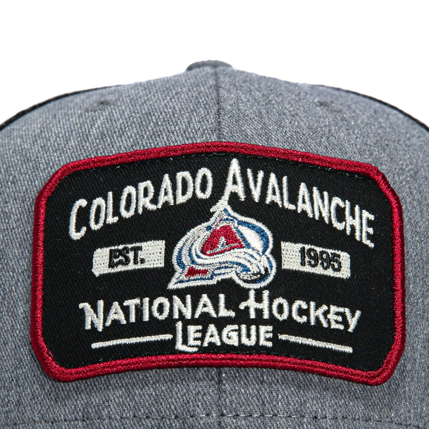 47 Brand MVP Colorado Avalanche Est. 1995 Patch Trucker Snapback Hat - Charcoal sold by Hat Club product image thumbnail 3