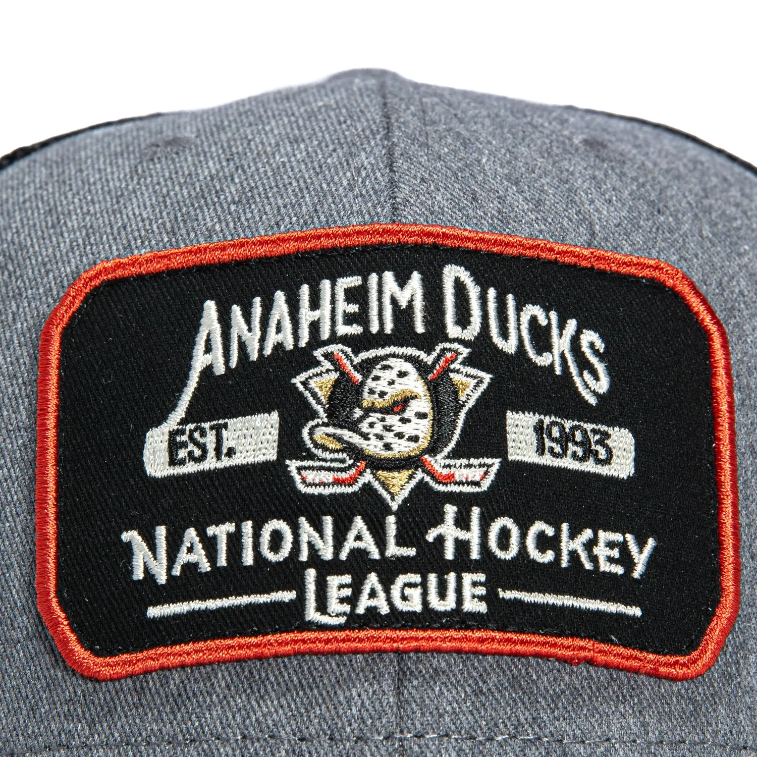 47 Brand MVP Anaheim Ducks Est. 1993 Patch Trucker Snapback Hat - Charcoal sold by Hat Club product image thumbnail 3
