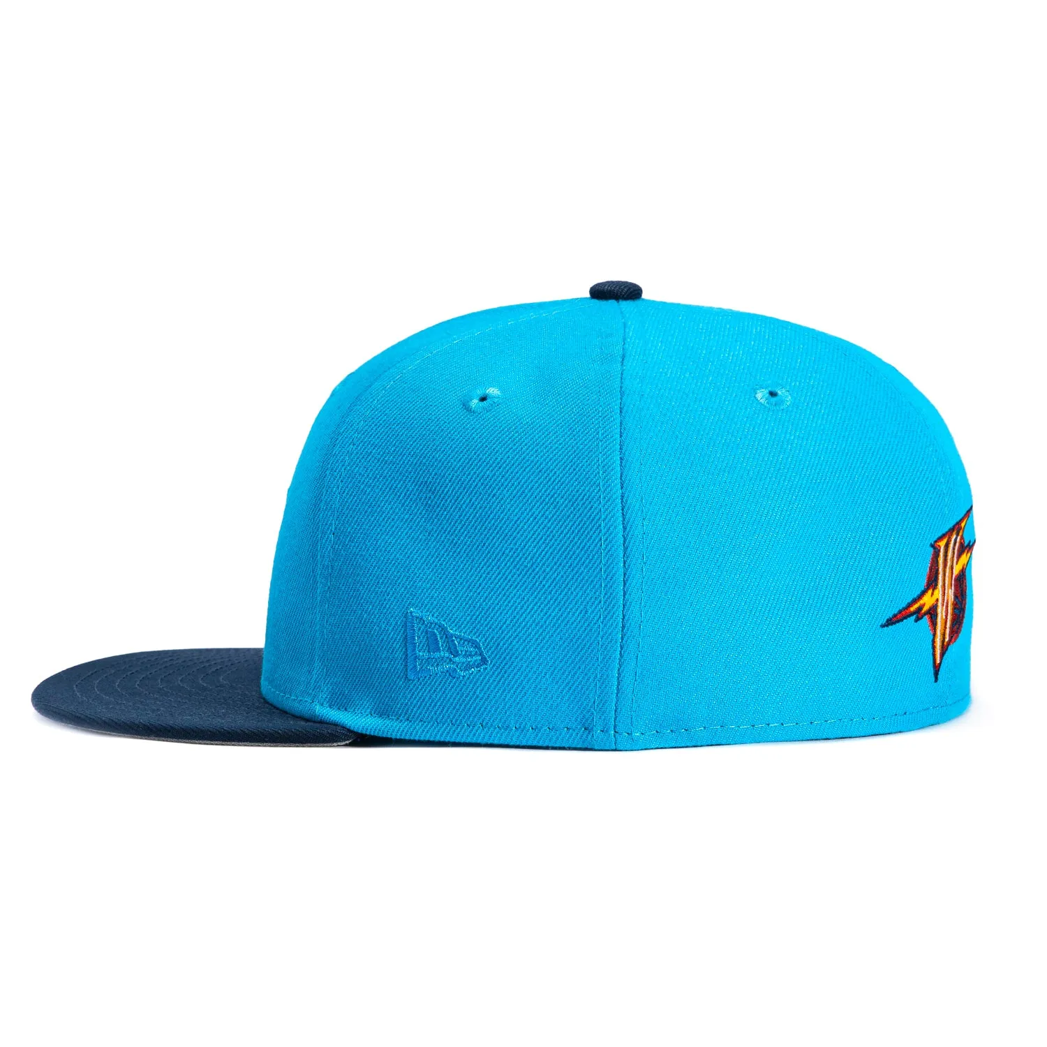 New Era 59Fifty Golden State Warriors 2000 All Star Game Patch Hat - Neon Blue, Navy sold by Hat Club product image thumbnail 3