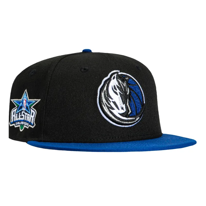 New Era 59Fifty Dallas Mavericks 2010 All Star Game Patch Alternate Hat - Black, Royal sold by Hat Club