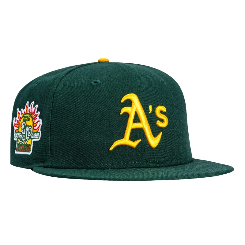 New Era 59Fifty Oakland Athletics 2026 Spring Training Cactus League Patch BP Hat - Green made by New Era