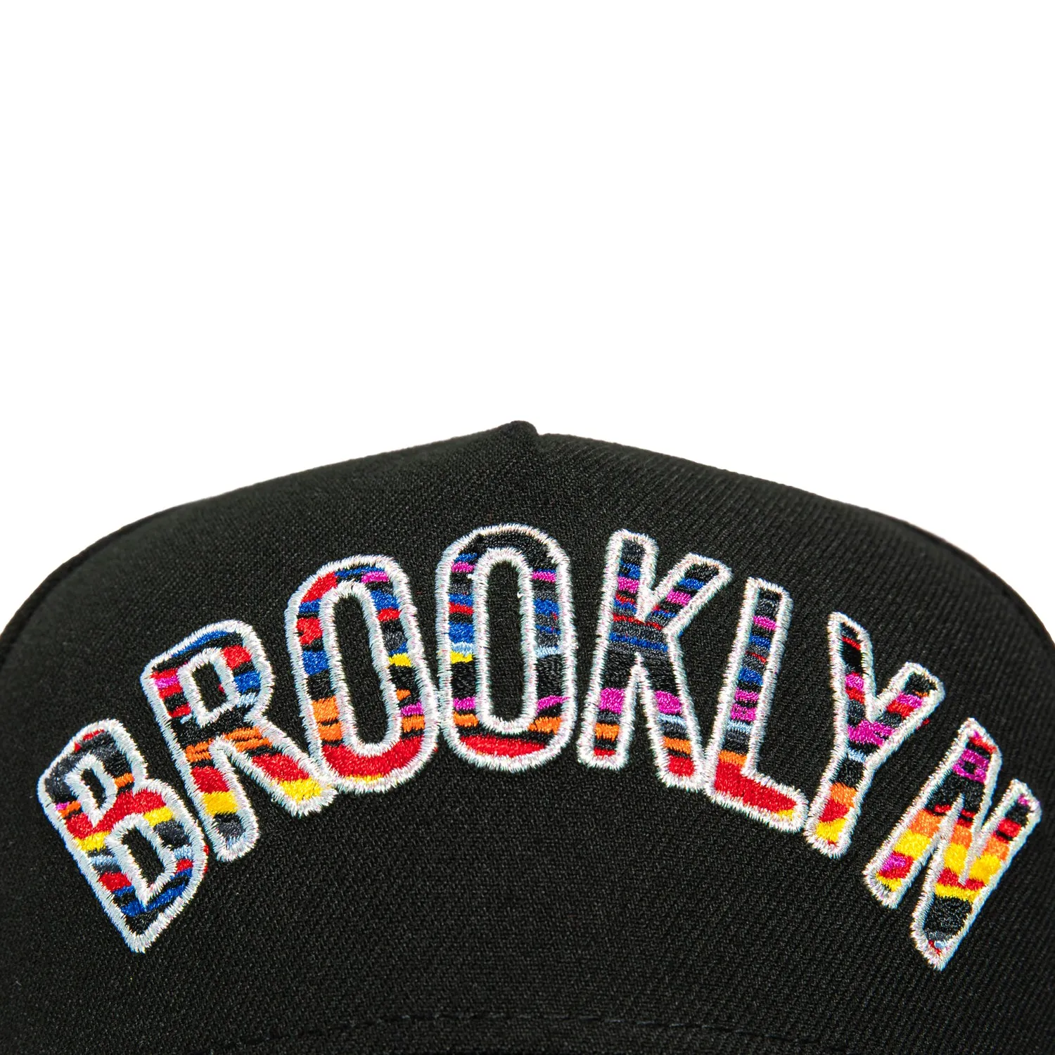 New Era 9Forty A-Frame Black Dome Brooklyn Nets 2015 All Star Game City Patch Arch Snapback Hat - Black sold by Hat Club product image thumbnail 3