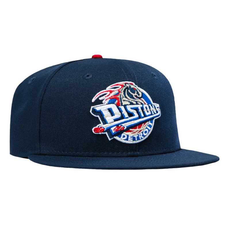 New Era 59Fifty Detroit Pistons 2001 Alternate Hat - Navy sold by Hat Club