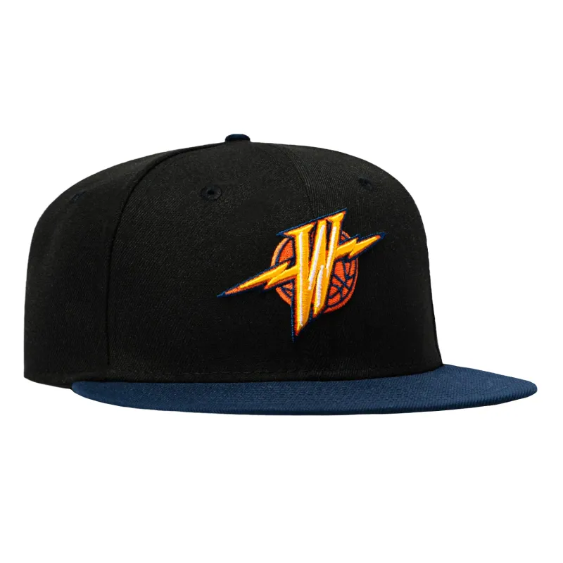 New Era 59Fifty Golden State Warriors 1997 Alternate Hat - Black, Navy sold by Hat Club