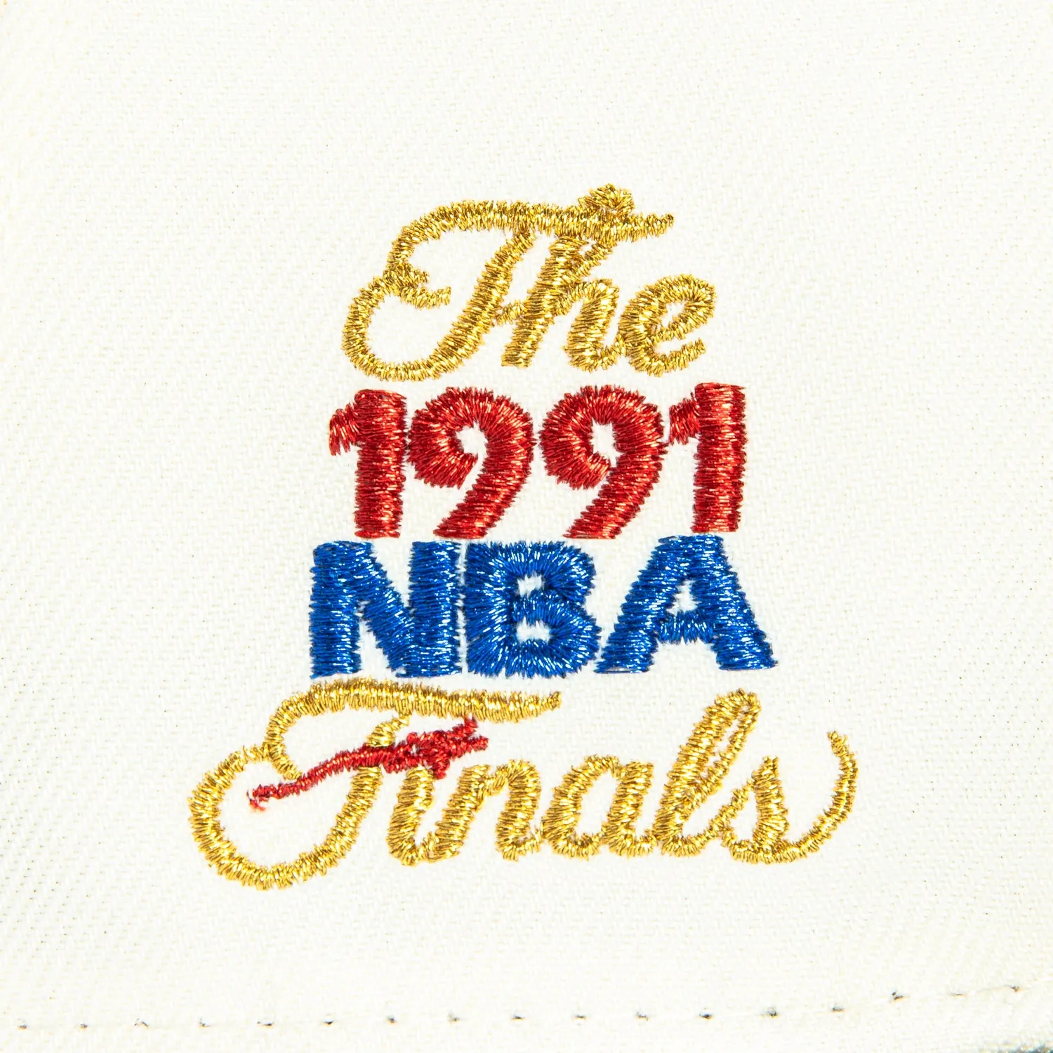 New Era 59Fifty Chicago Bulls 1991 NBA Finals Patch Hat - White, Black sold by Hat Club product image thumbnail 5