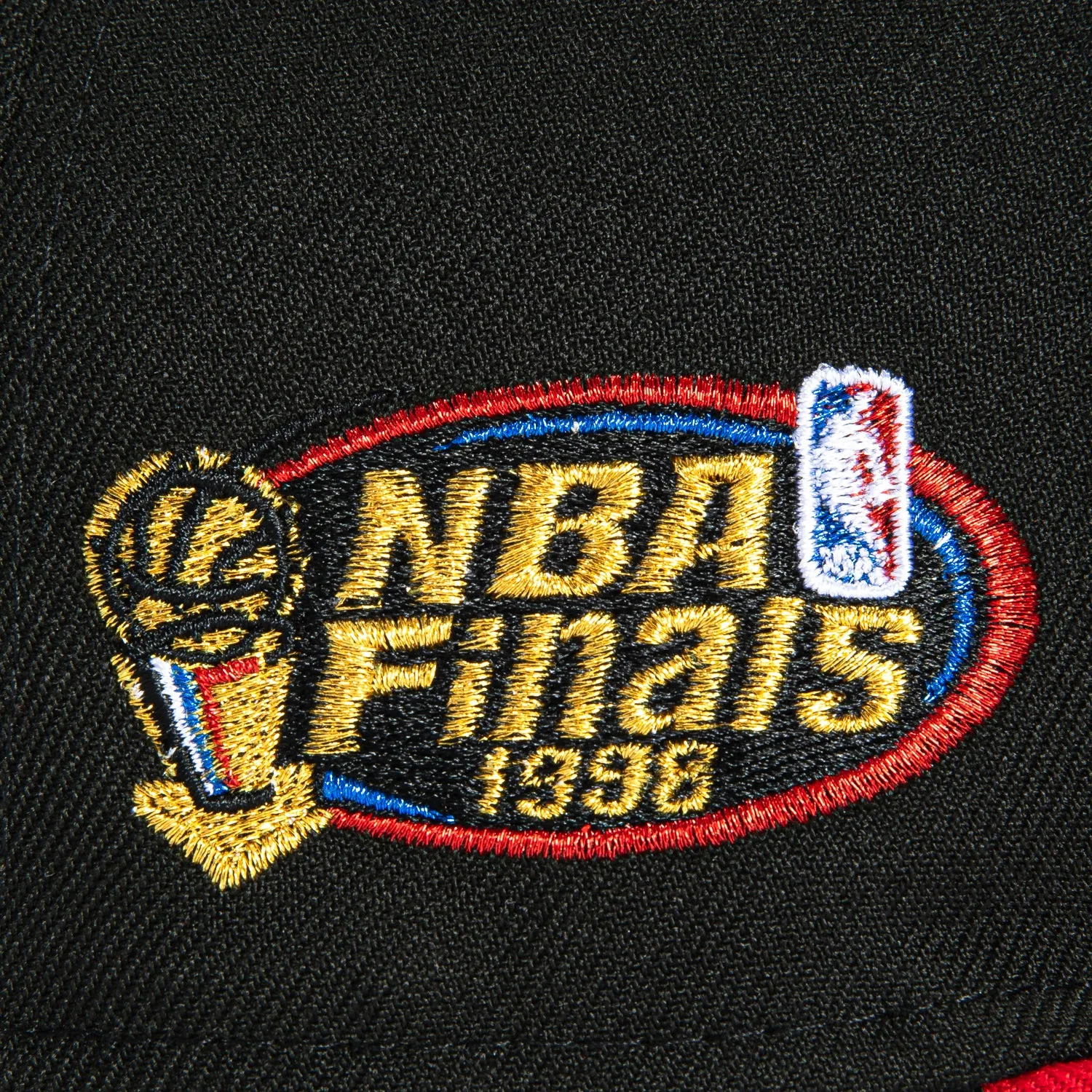 New Era 59Fifty Chicago Bulls 1998 NBA Finals Patch Hat - Black, Red sold by Hat Club product image thumbnail 5