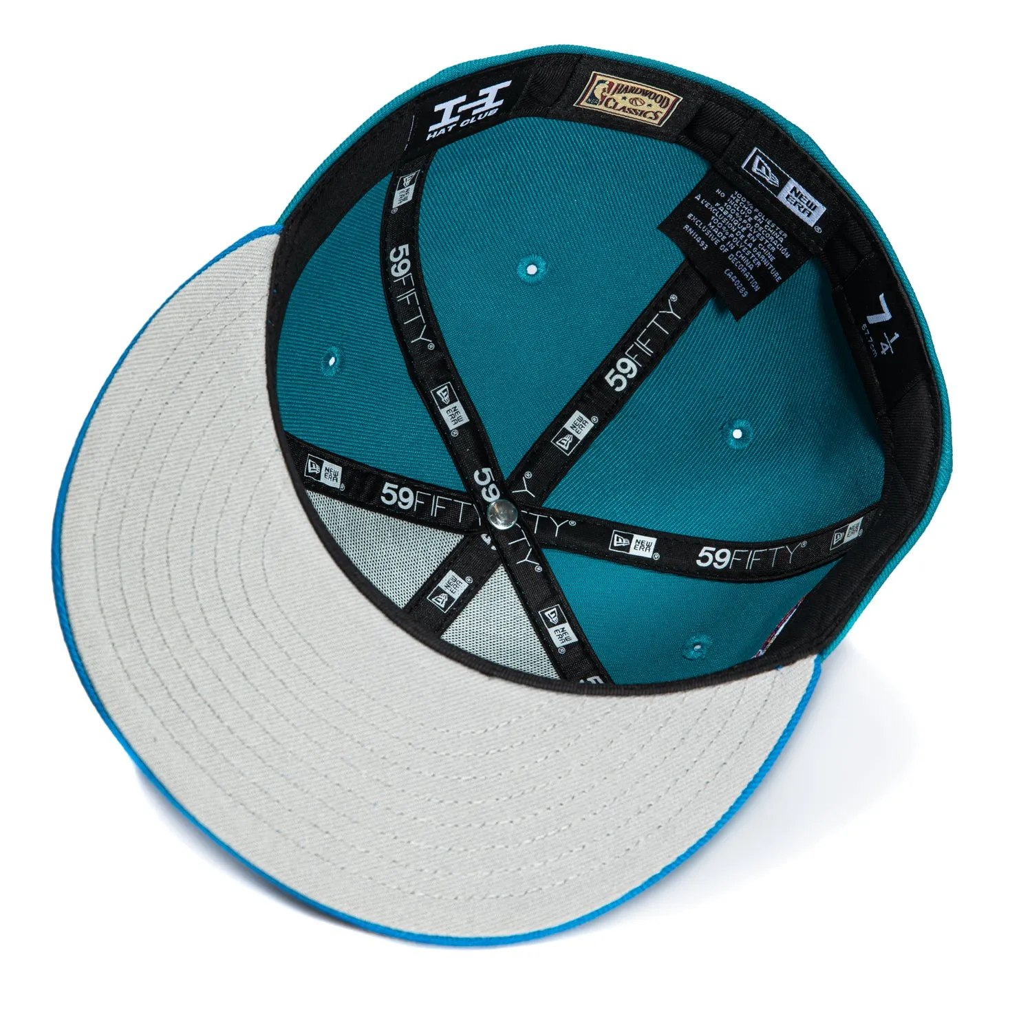New Era 59Fifty Utah Jazz 1998 NBA Finals Patch Hat - Teal, Neon Blue sold by Hat Club product image thumbnail 2