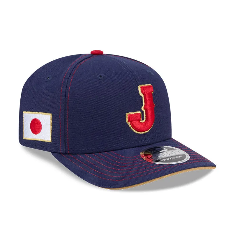 New Era 9Seventy Japan 2026 World Baseball Classic Japan Flag Patch Snapback Hat - Navy made by New Era