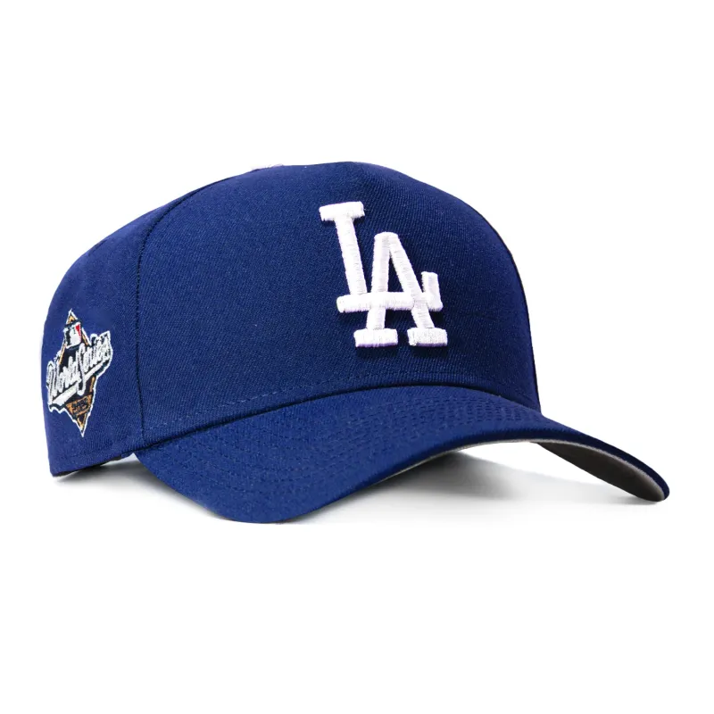 New Era 9Forty A-Frame Los Angeles Dodgers 2025 World Series Patch Snapback Hat - Royal sold by Hat Club