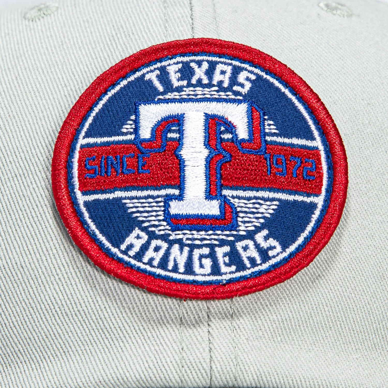 47 Brand Cleanup Texas Rangers Circle Est. 1972 Patch Strapback Hat - Grey sold by Hat Club product image thumbnail 3