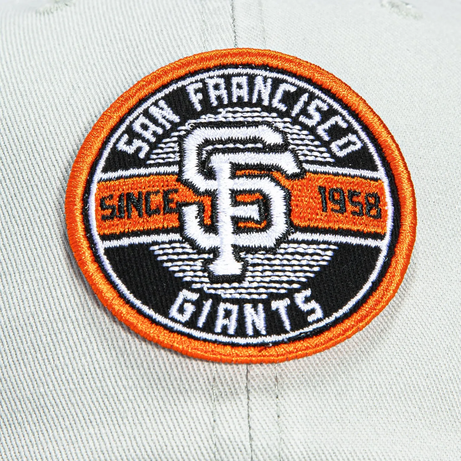 47 Brand Cleanup San Francisco Giants Circle Est. 1958 Patch Strapback Hat - Grey sold by Hat Club product image thumbnail 3