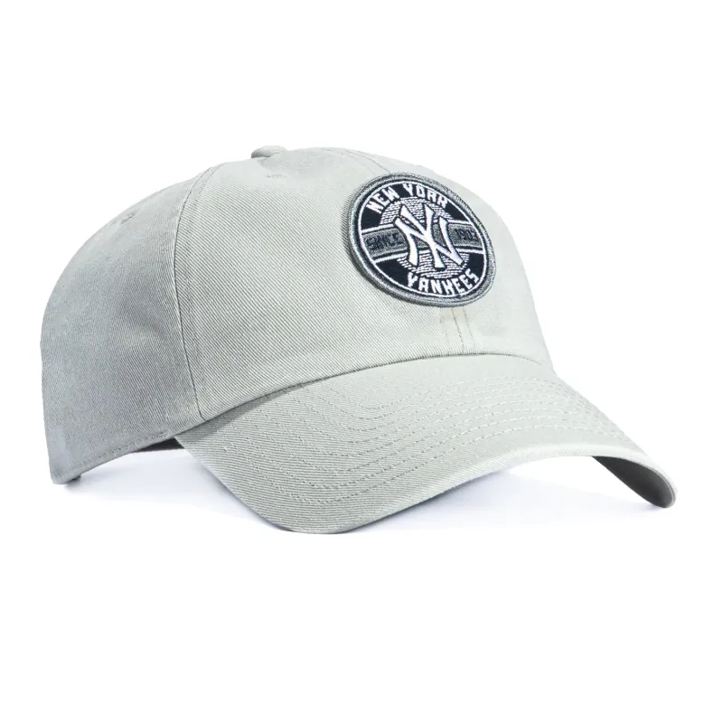 47 Brand Cleanup New York Yankees Circle Est. 1903 Patch Strapback Hat - Grey sold by Hat Club