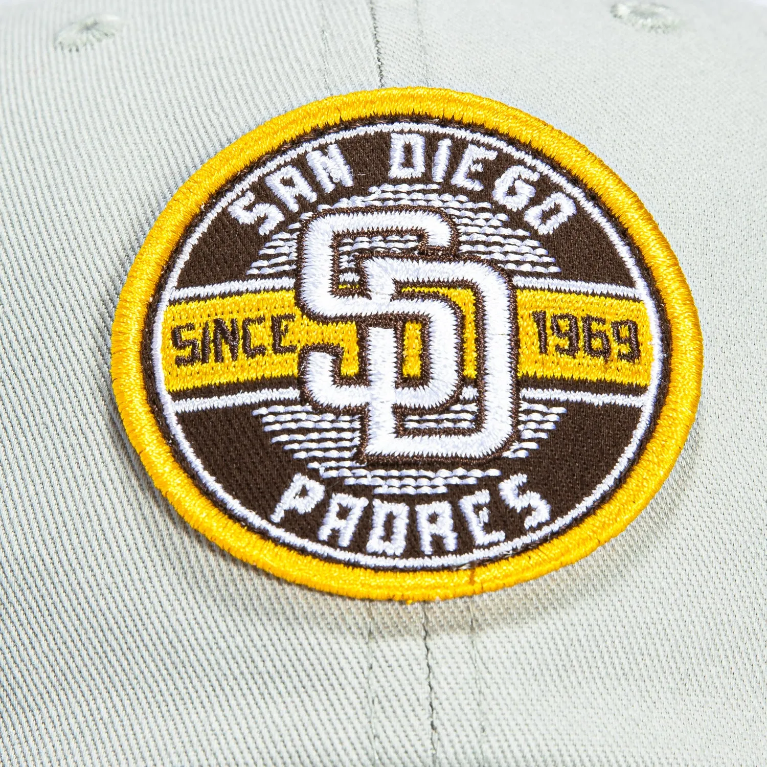 47 Brand Cleanup San Diego Padres Circle Est. 1969 Patch Strapback Hat - Grey sold by Hat Club product image thumbnail 3