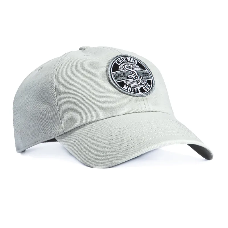 47 Brand Cleanup Chicago White Sox Circle Est. 1900 Patch Strapback Hat - Grey sold by Hat Club