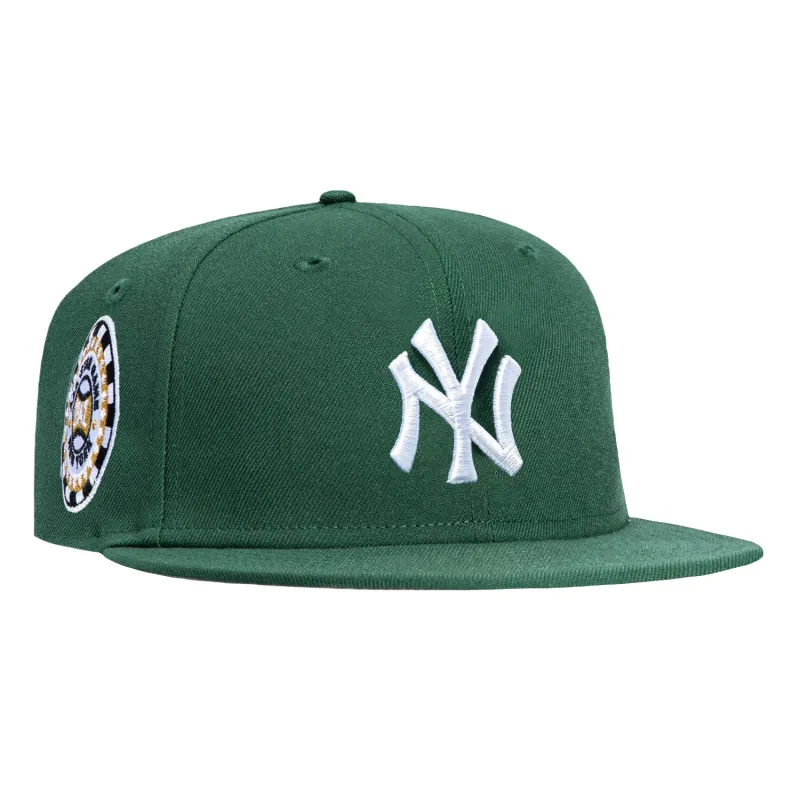 New Era 59Fifty New York Yankees 1942 All Star Game Patch Pink UV Hat - Green, White sold by Hat Club